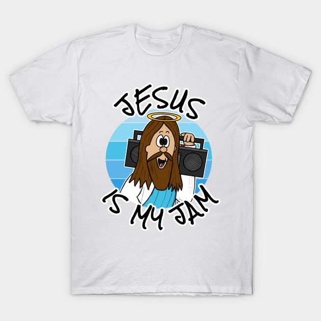 Jesus Is My Jam Christian Musician Funny T-Shirt by doodlerob